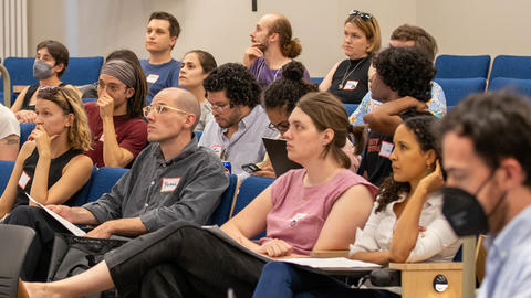 students in a lecture hall